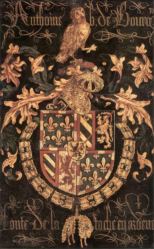 COUSTENS, Pieter Coat-of-Arms of Anthony of Burgundy df China oil painting art